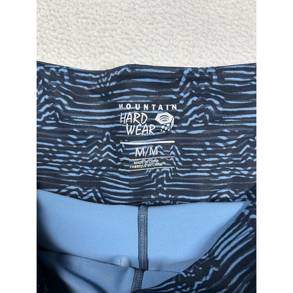 Mountain Hardwear Shorts Womens Medium Blue Lined Yoga Gym Running Outdoors - Picture 4 of 6